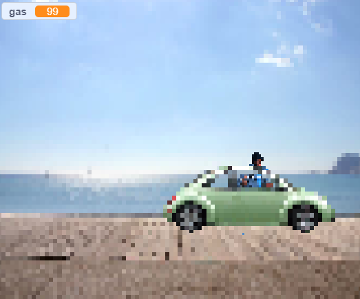 One of my many very terrible video games that I coded in Scratch. This one simply entitled 'car game'